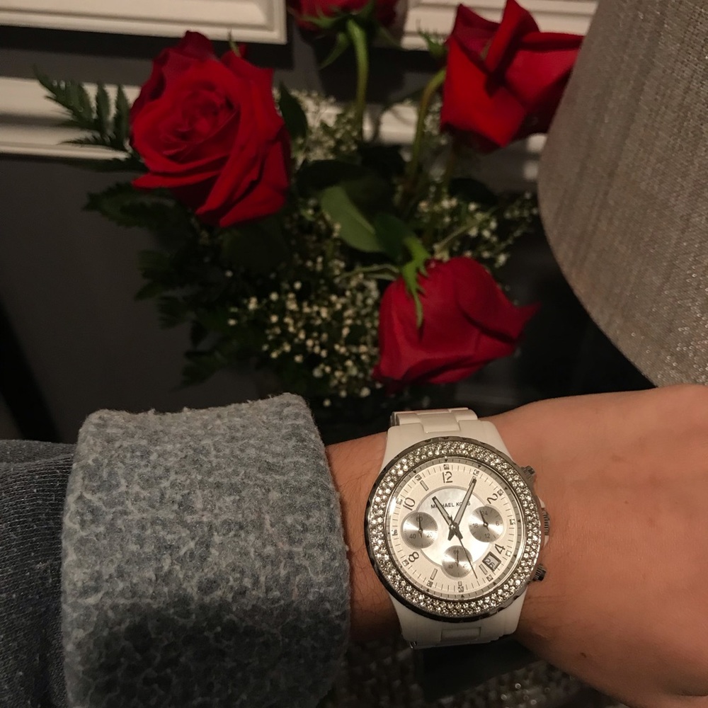 Michael Kors White Ceramic Watch